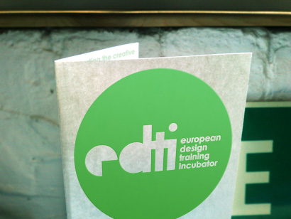 EDTI leaflet by the window