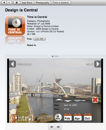 Screenshot of iphone store